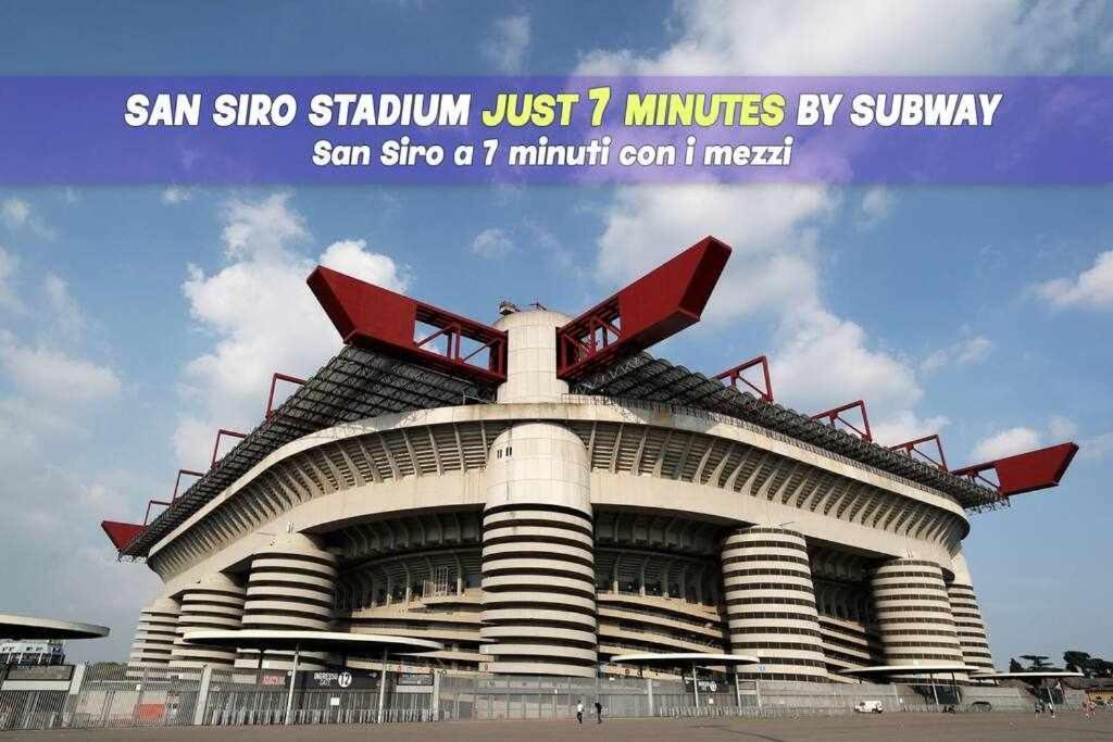 San Siro A 7 Minuti Stanza Top Con Zone Comuni Milano Exteriör bild